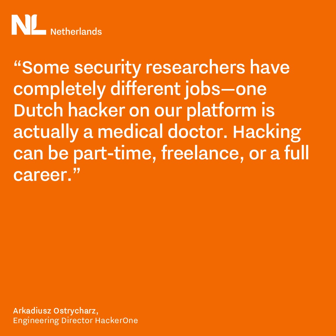 Some security researchers have completely different jobs—one Dutch hacker on our platform is actually a medical doctor. Hacking can be part-time, freelance, or a full career.”